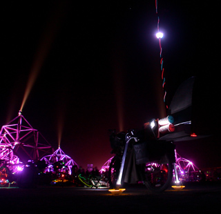 Rocket Bike at Disorient, Burning Man photo