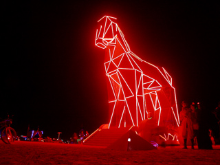 Trojan Horse, Burning Man photo