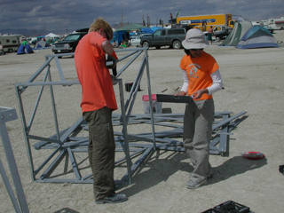 Disassembling the Tower, Ganesh Camp photo