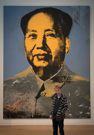 Mao, New York with Aidan photo