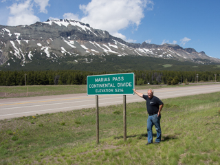 Joe at Marias Pass, Montana Road Trip photo