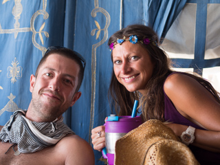 Rhys and Danielle, Burning Man photo
