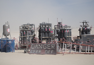 Danger, Burning Man photo