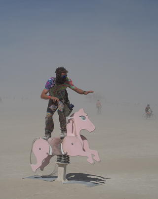 Playa Unicorn, Burning Man photo