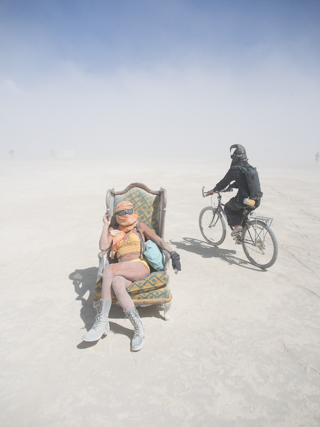Playa Chair, Burning Man photo