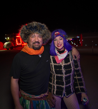 Game Changer and Nachelle, Burning Man photo