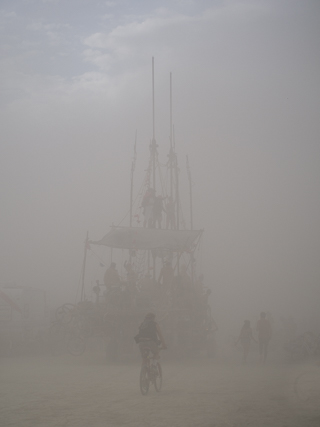 Dust Storm - 2014, Burning Man photo