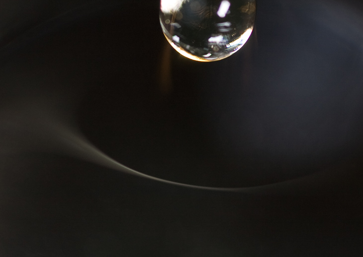 Dark Drop, Water Drop Falling photo